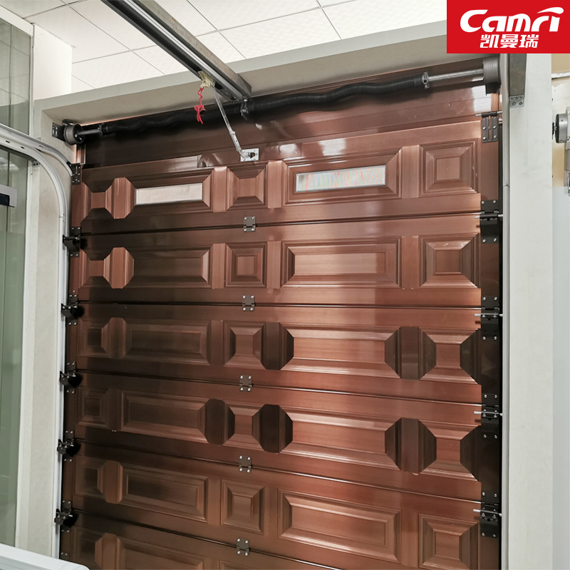 Aluminum Alloy flap garage door luxury villa electric anti-theft sliding door European-style intelligent remote control automatic garage door