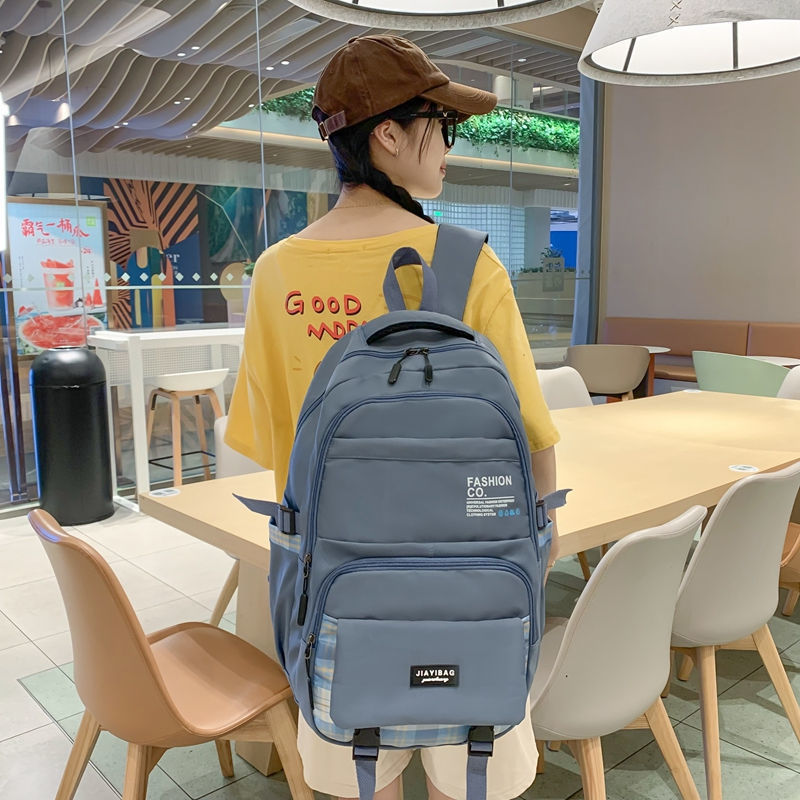 Schoolbags for Male College Students, Large Capacity, High School and Junior High School Students, Trendy Brands, Fashionable and Versatile Trendyy Backpacks, Backpacks for Women Ins