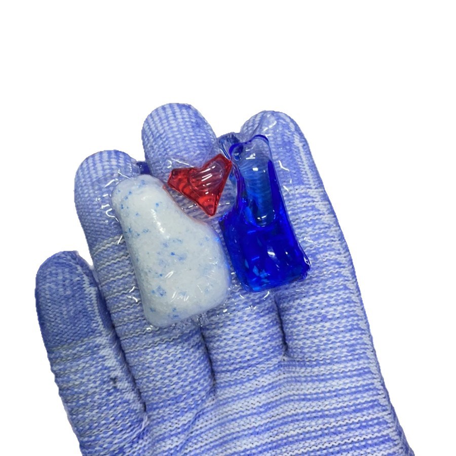 Dishwasher-Specific Dishwashing Beads Three-In-One Degreasing and Decontamination Dishwashing Capsules Manufacturer Wholesale Household Decontamination Detergent Blocks