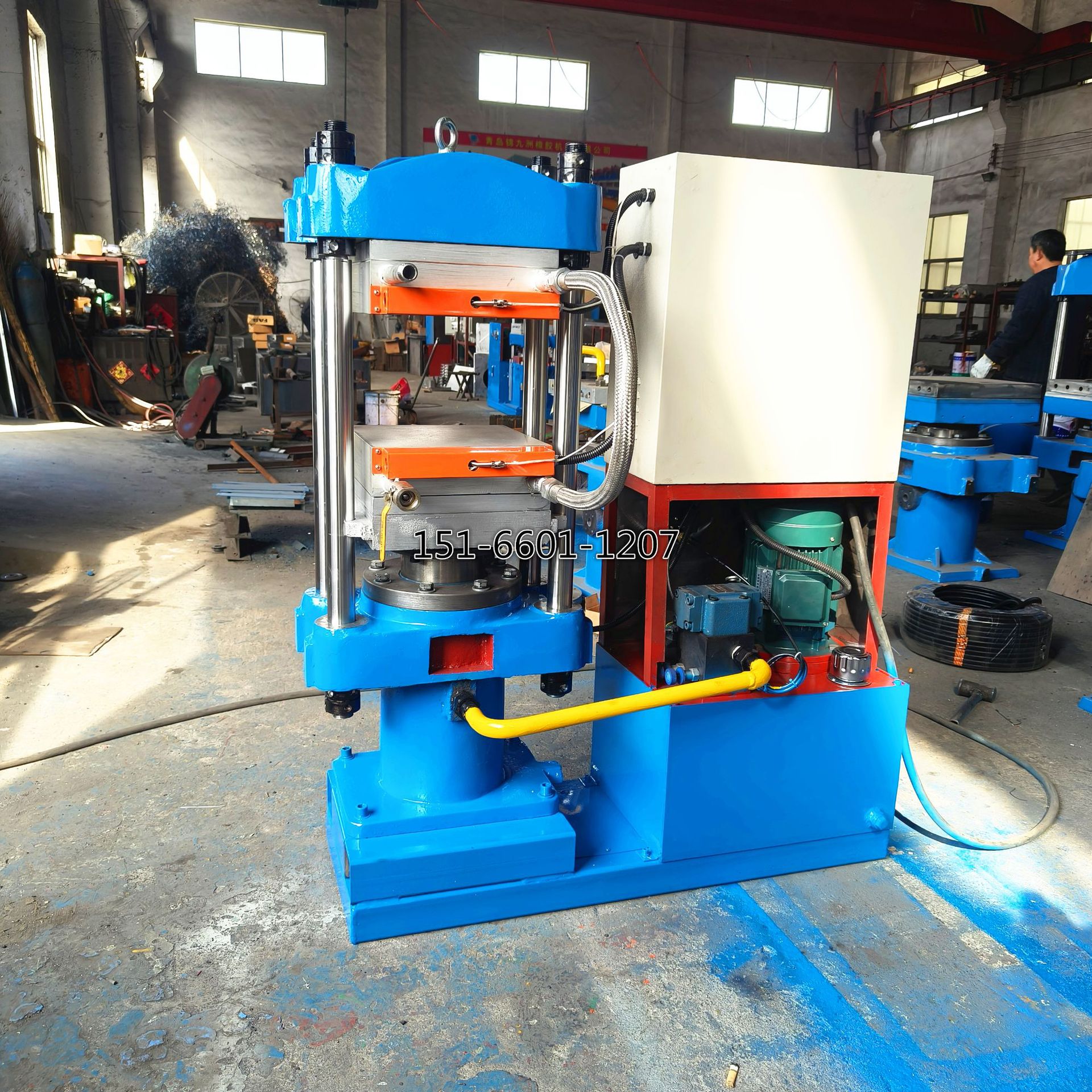 Laboratory Plastic Test Piece Molding Machine Heating Belt Cooling Small Test Piece Press 25t Vulcanizer
