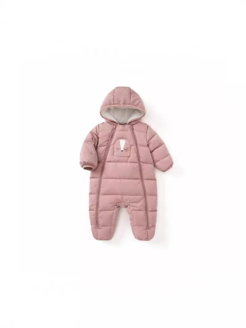 2024 New Baby's Down Jacket Clearance Boys' and Girls' Hug Clothes Thickened Climbing Clothes