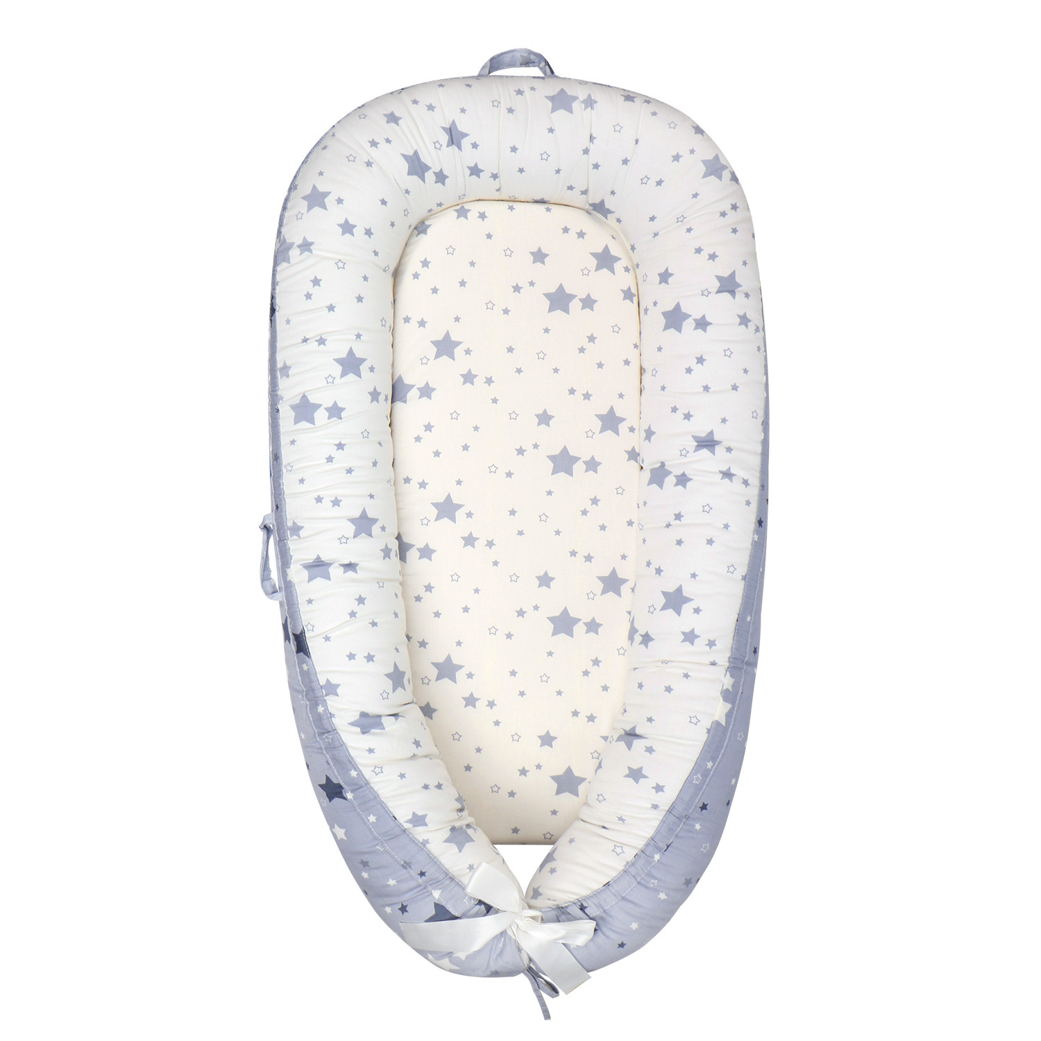 Cross-border pure cotton baby nest bed portable newborn baby bed baby bed baby enlarged nest baby bed wholesale