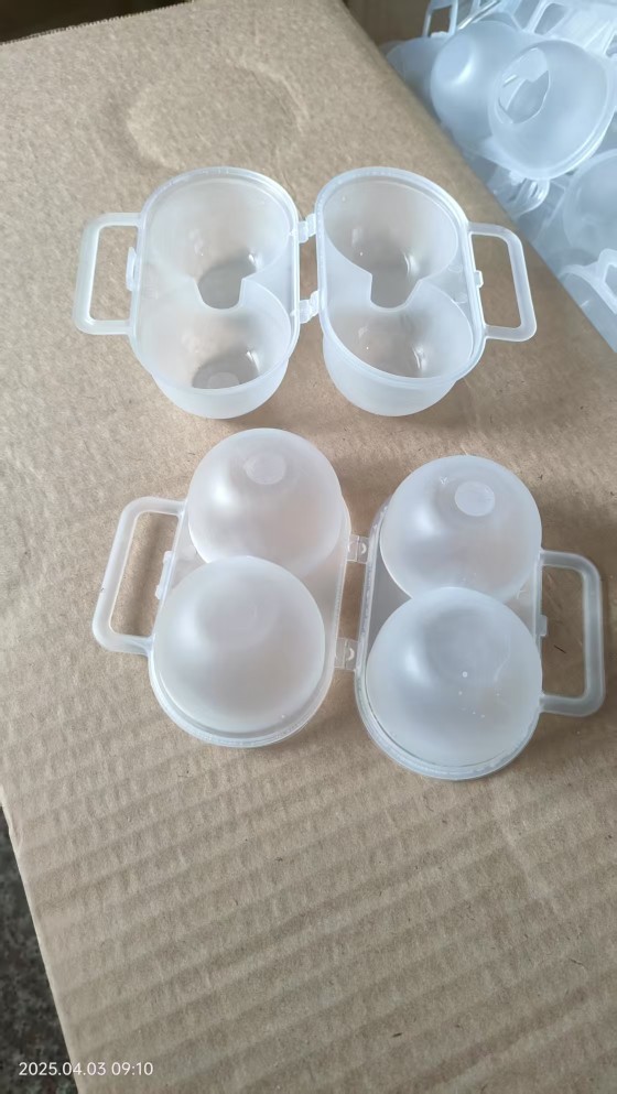 Portable Egg Storage Box, Outdoor Shock-Proof and Drop-Resistant Egg Tray, Universal Two-Compartment Egg Protection Artifact for Chicken and Duck Eggs