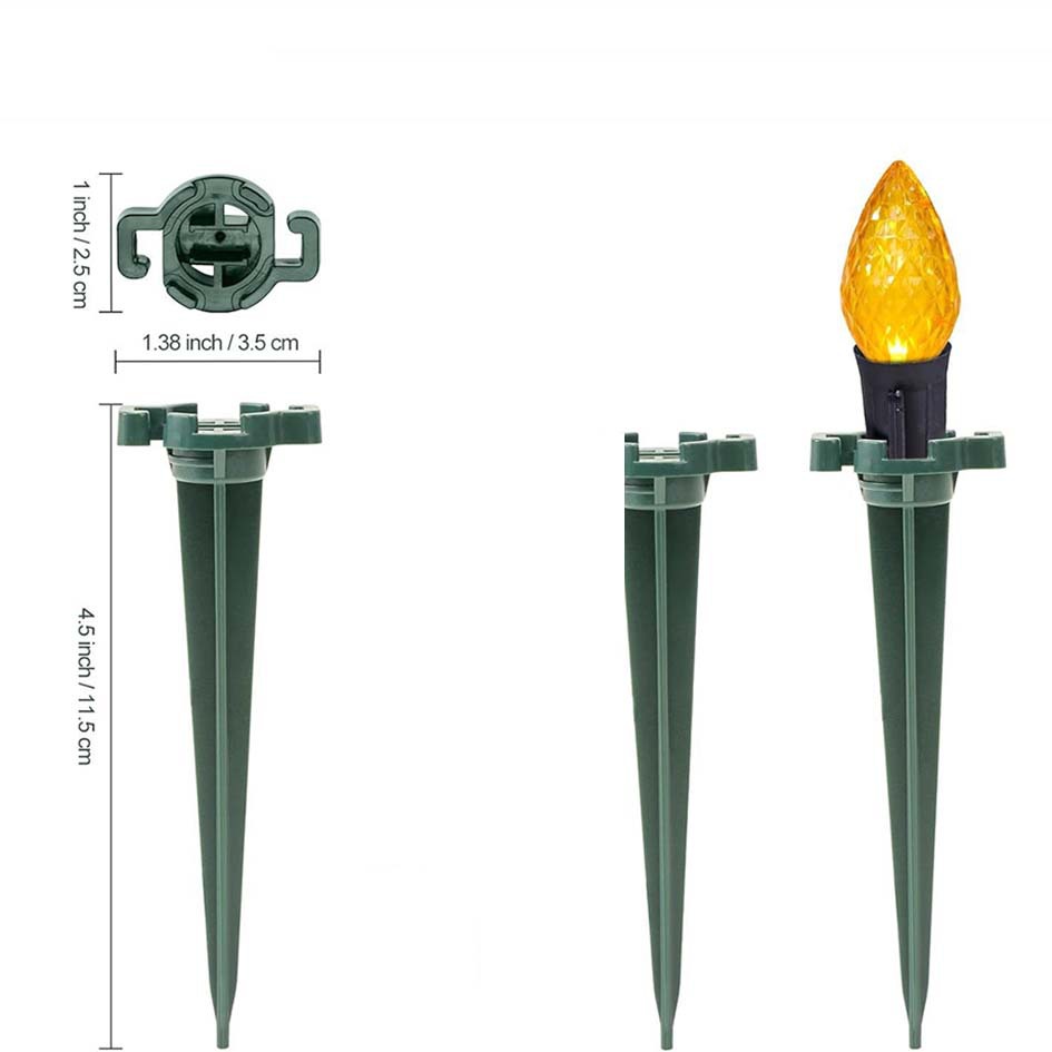 Christmas light string Christmas light clip C9 ground plug C7 ground plug Christmas light accessories