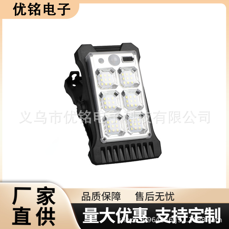 Солнечный уличный датчик света уличный USB зарядка клипса свет садовое освещение светодиодный свет для кемпинга