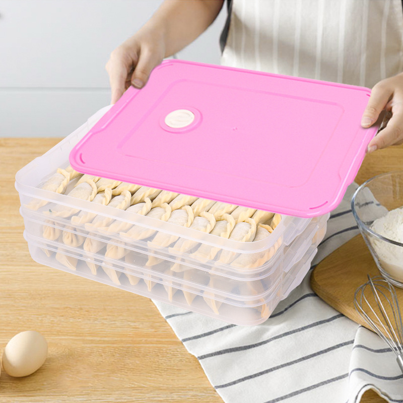 Коробка для хранения пельменей, пищевого класса, замороженные продукты, герметичная упаковка для свежих пельменей