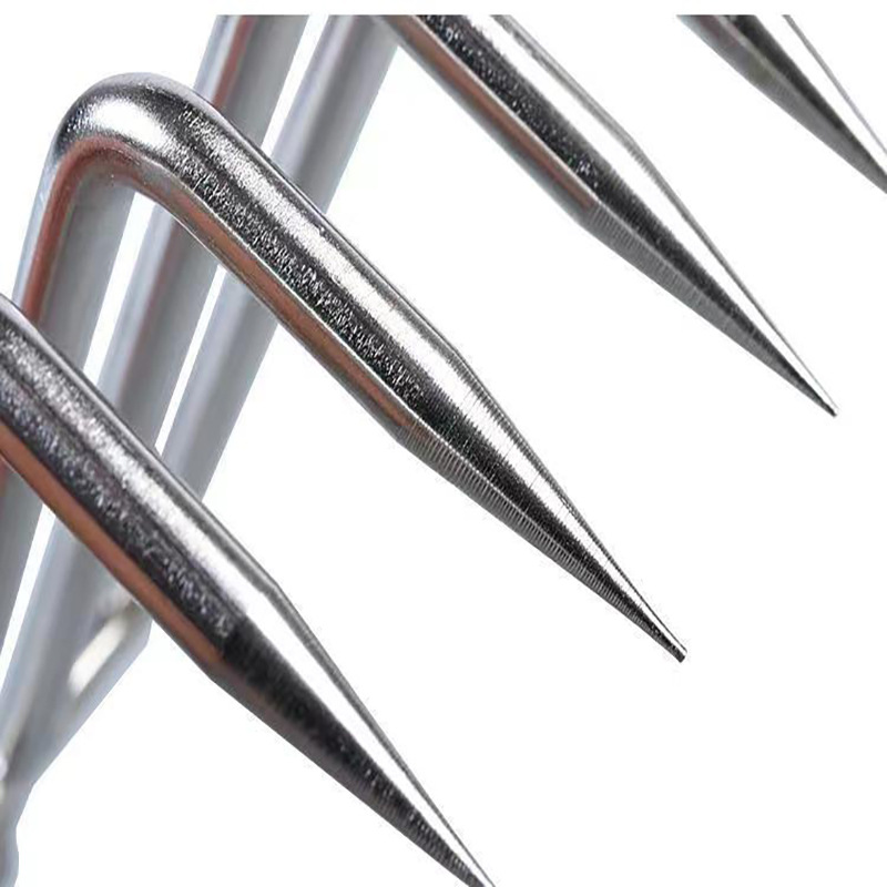 Fishing Cleaning Water Grass Rake Raise Grass Tools Catch the Sea Small Rake Fishing Water Grass Three Claw Hook Wild Fishing Night Fishing Artifact