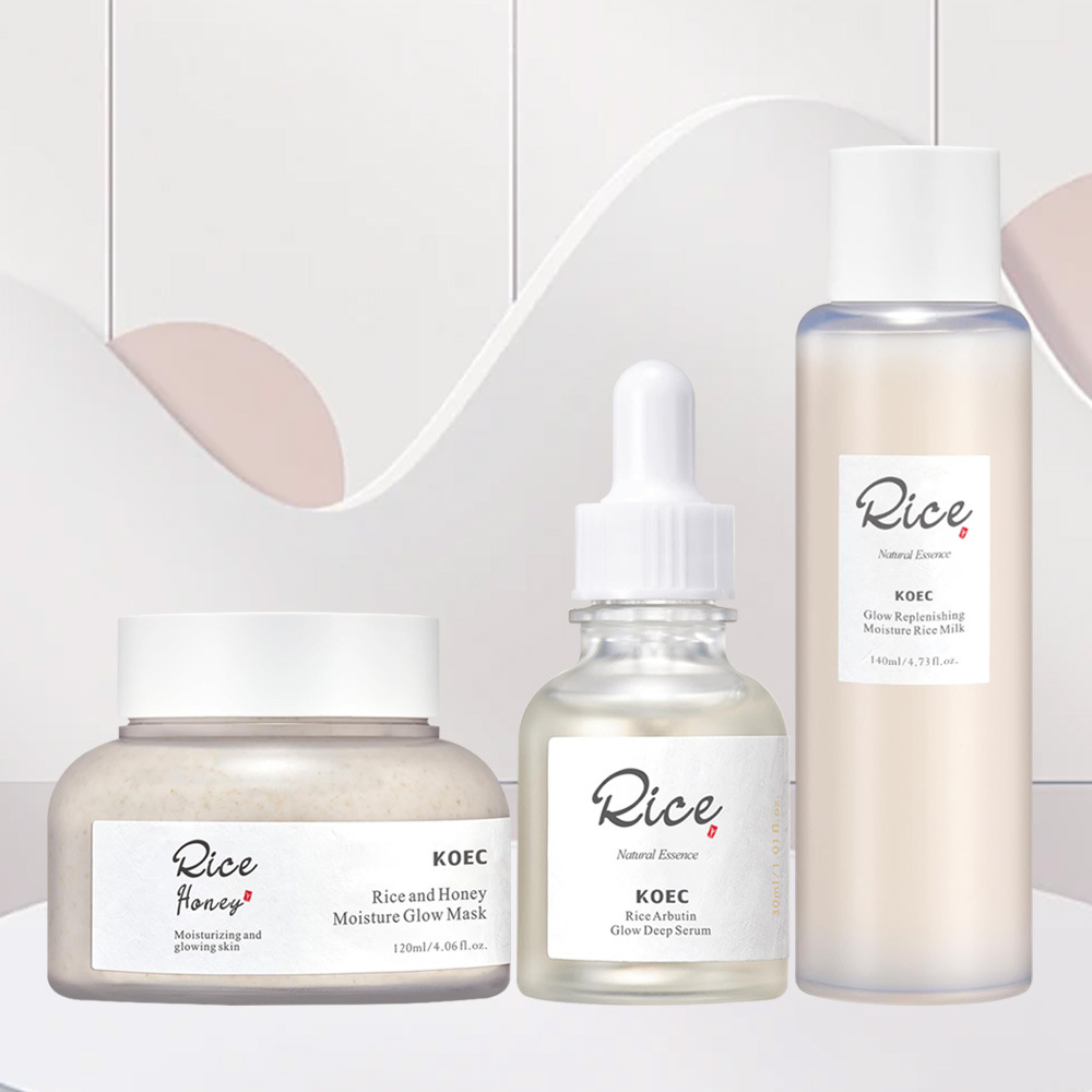 KOEC рисовый мед для лица три в одном увлажняющая эссенция