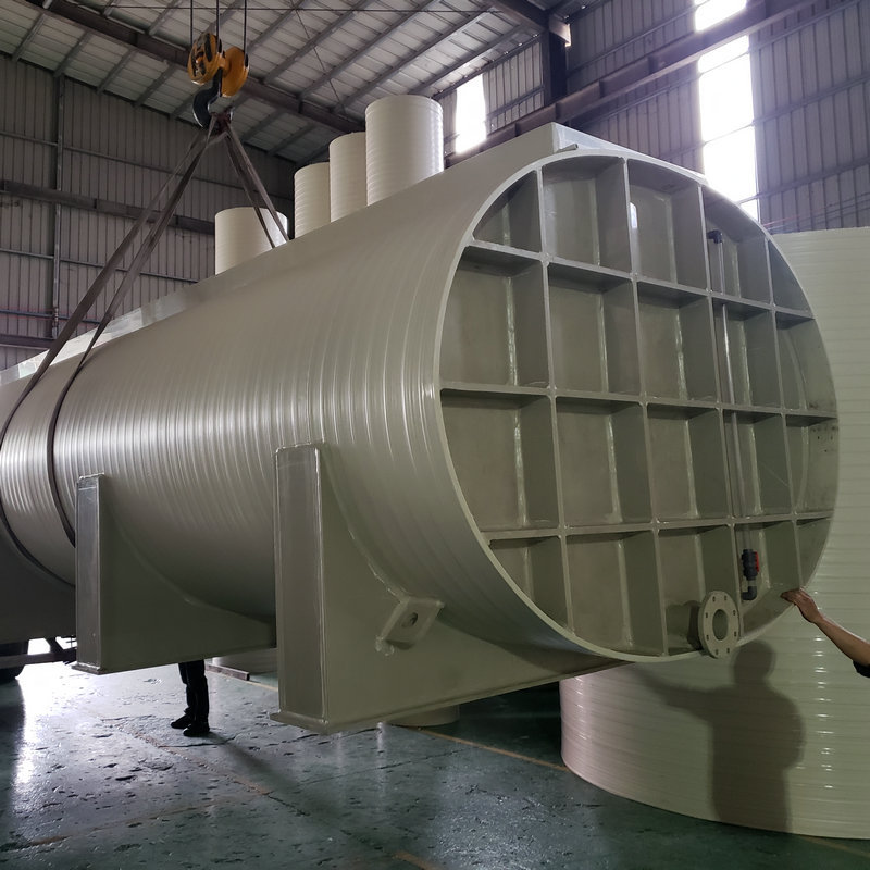 Guangdong Manufacturers Supply Pph Horizontal Winding Storage Tank Vertical Storage Tank Chemical Container Integrated Molding