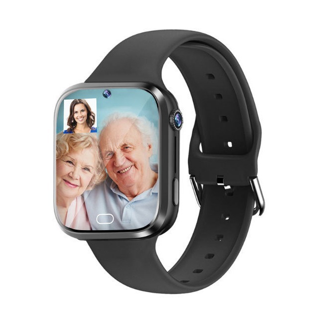 Intelligent GPS positioning watch for the elderly 4G Netcom anti-lost heart rate blood pressure fall alarm