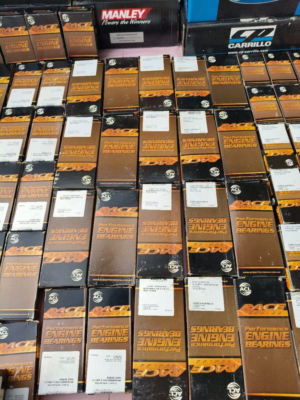 Подшипники шатунов Acl, подшипники коленвала, 4B11T, 4g63, 4g64, 4g69, усиленные большие и малые подшипники