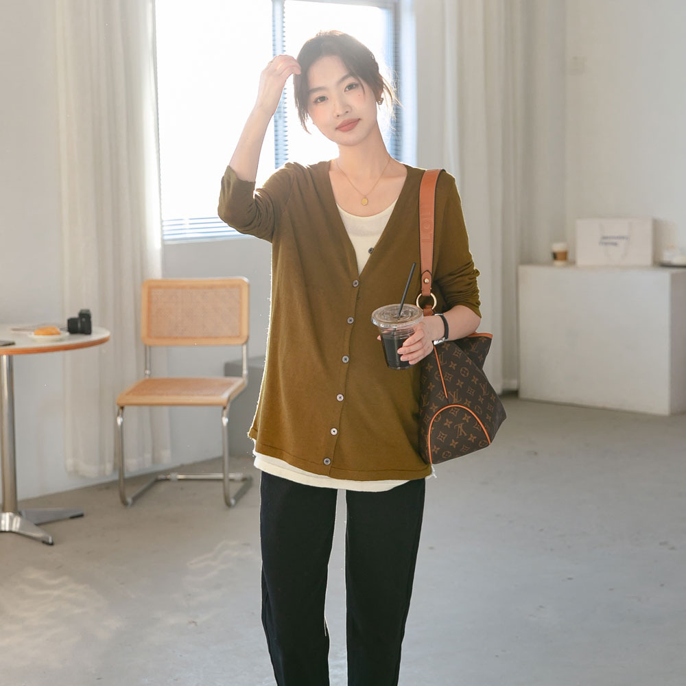 Новая весенне-летняя одежда для беременных, корейский стиль, тонкий свитер