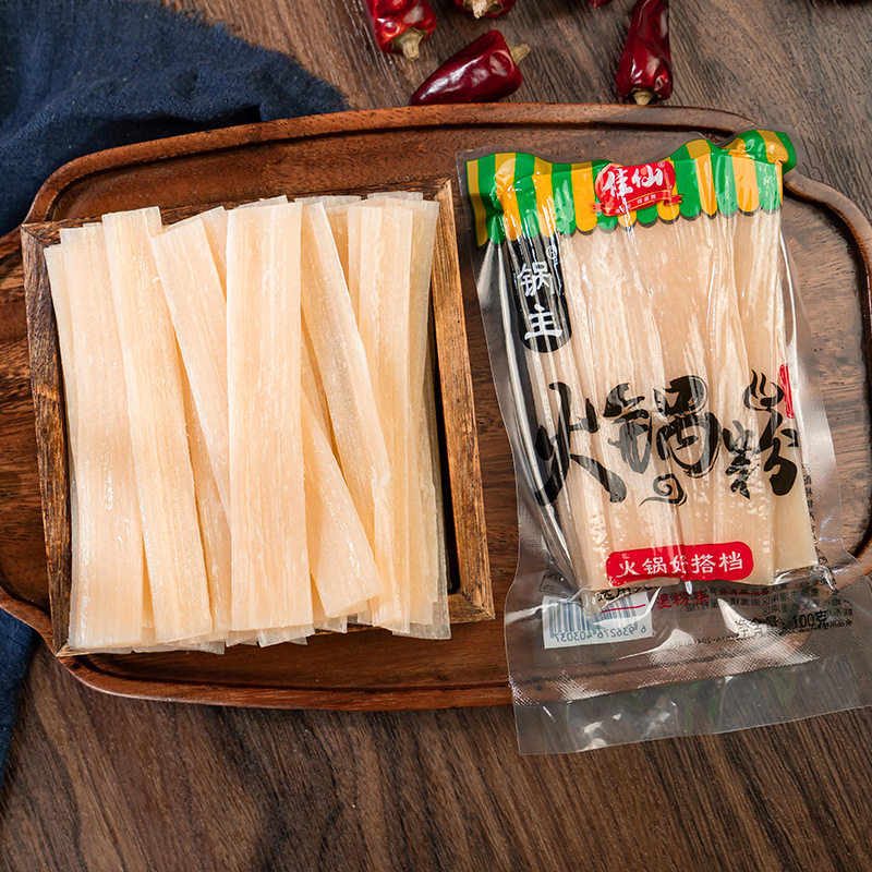 Chongqing Hot Pot Base Small Packs, Sichuan Noodles, Tapioca Flour, Hot Pot Noodles, Wide Noodles, Spicy and Sour Noodles, Commercial Use