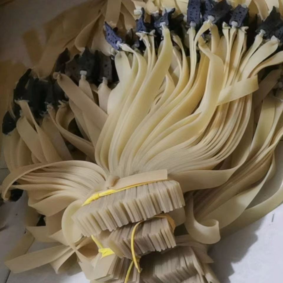 2.0 Thickened Flat Rubber Band Slingshot High Elastic Widened Lasting Large Power Durable Frame 1.5 Antifreeze Rubber Band Set