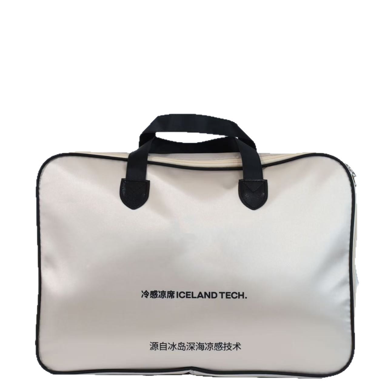 Non-Woven Bags Customized Home Textile Storage Bag Four-Piece Set Mercerized Leather Handbag Quilt Packaging Zipper Bag Wholesale