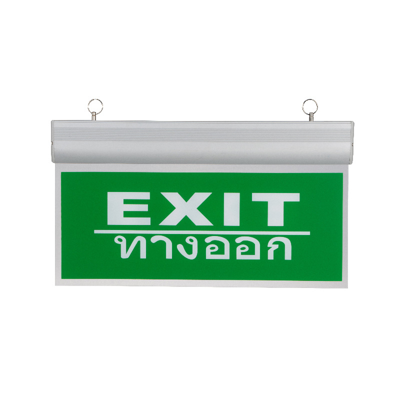 Foreign Trade Fire Emergency Lighting Customized Vietnamese Led Indicator Light Acrylic Exit Logo Tag Emergency