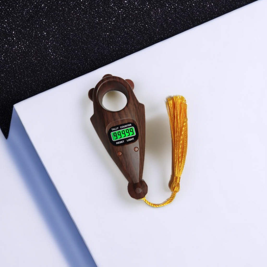 Private model two-way manual with luminous electronic bead pulling counter hand-held decompression bead pulling digital counting