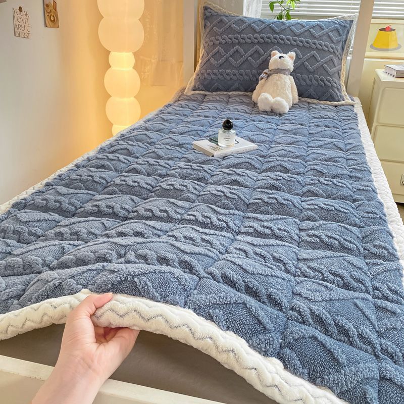 Матрас класса A из молочного флиса, матрас для студентов общежития, зимний утолщенный мягкий матрас, машинная стирка, матрас из флиса Tafel