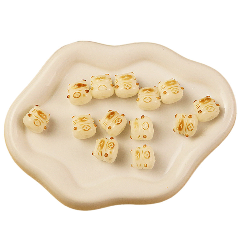 Wholesale Bodhi Root Charcoal Roasted Luciferous Cat Bodhi Root Carving Luciferous Cat Charcoal Burned Wen Play Handmade Accessories Bodhi Beads