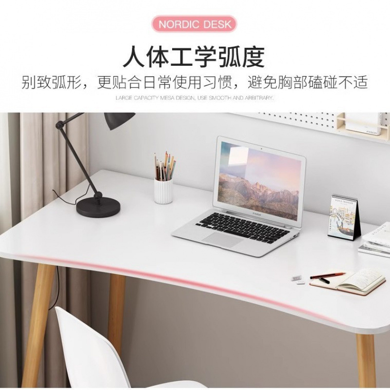 Rental House Desk Simple Household Solid Wood Leg Desktop Computer Desk Bedroom Student Simple Learning and Writing Small Table