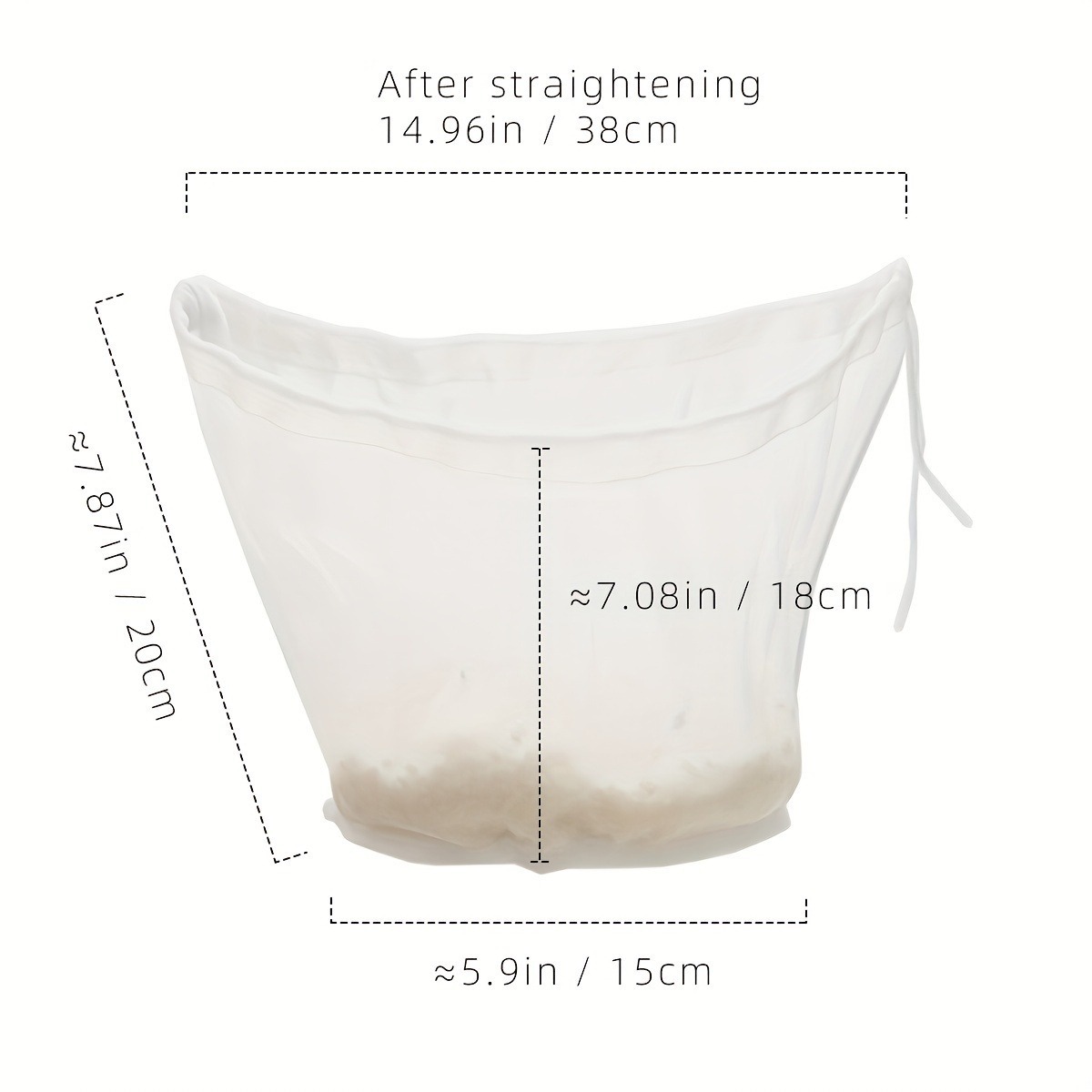 Dumpling stuffing squeezer vegetable stuffing squeezing bag household cabbage draining bag soybean milk filter bag dehydrator vegetable pressing strainer