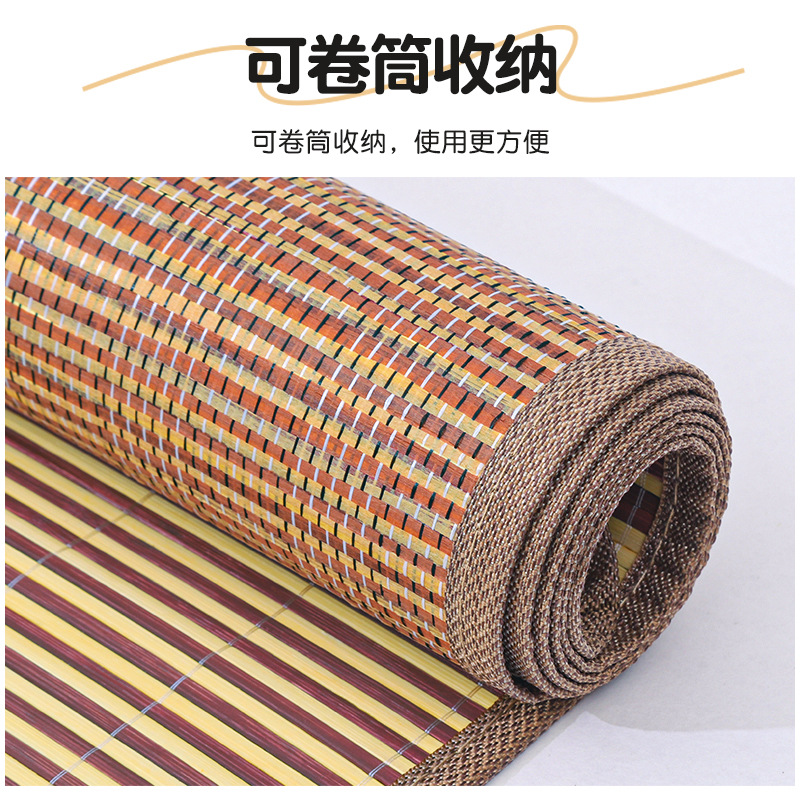 Single bed migrant workers dormitory mat double-sided carbonized 0.9m mat 80cm bamboo mat student mat 90cm factory wholesale