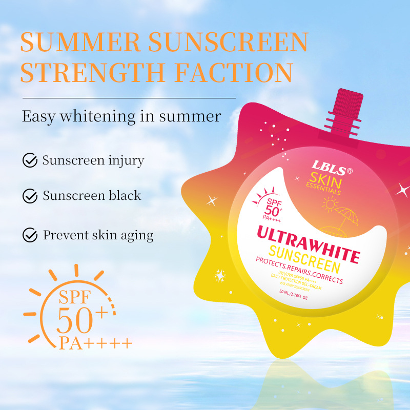 Cross-Border Lbls Protective Lotion Spf50 (Sun Style) Anti-Uv Moisturizing and Refreshing Sunscreen Wholesale