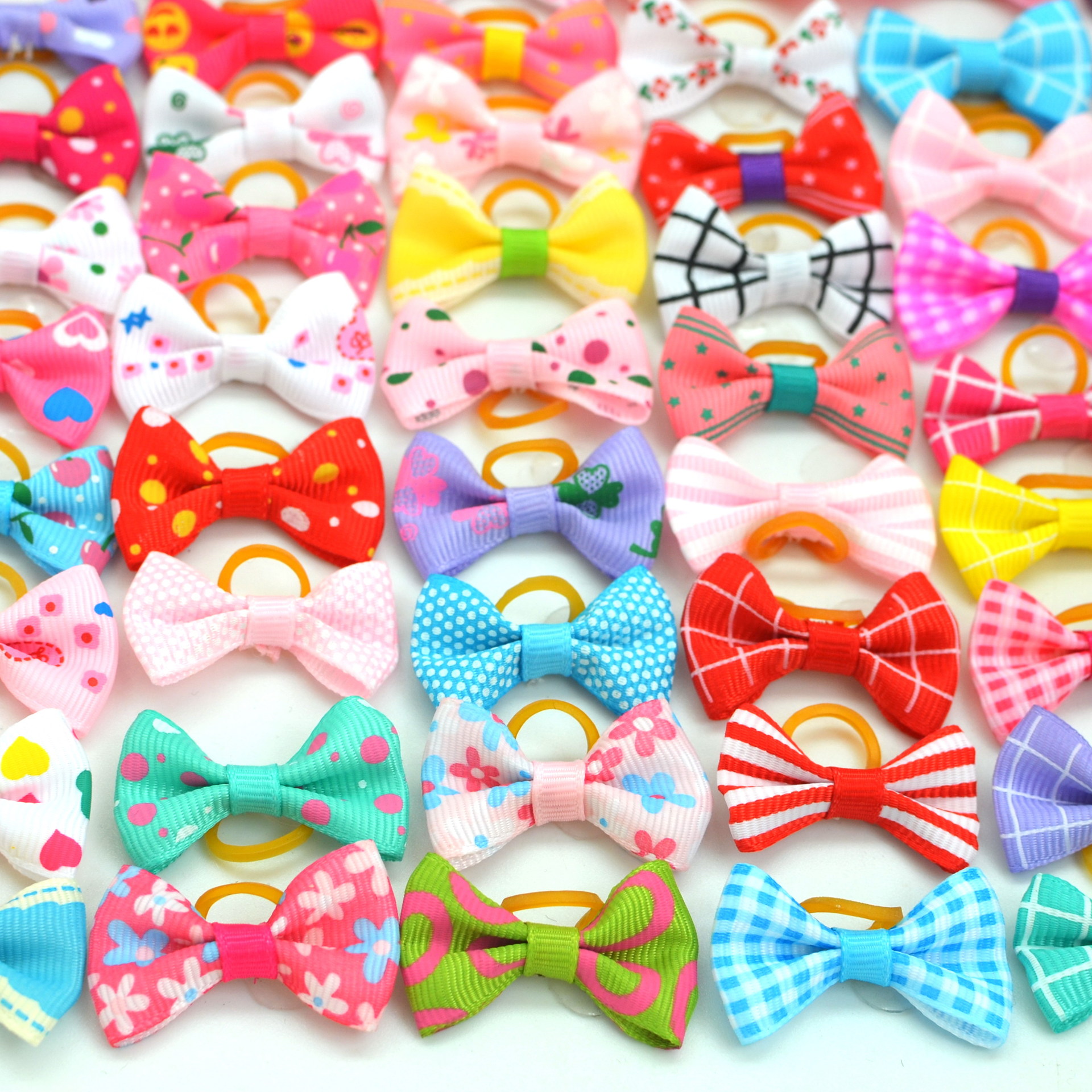 Cross-Border Hot-Selling Pet Hair Accessories, Bow Headdress, Princess Style Cat Creative Dog Hairpin Accessories in Stock