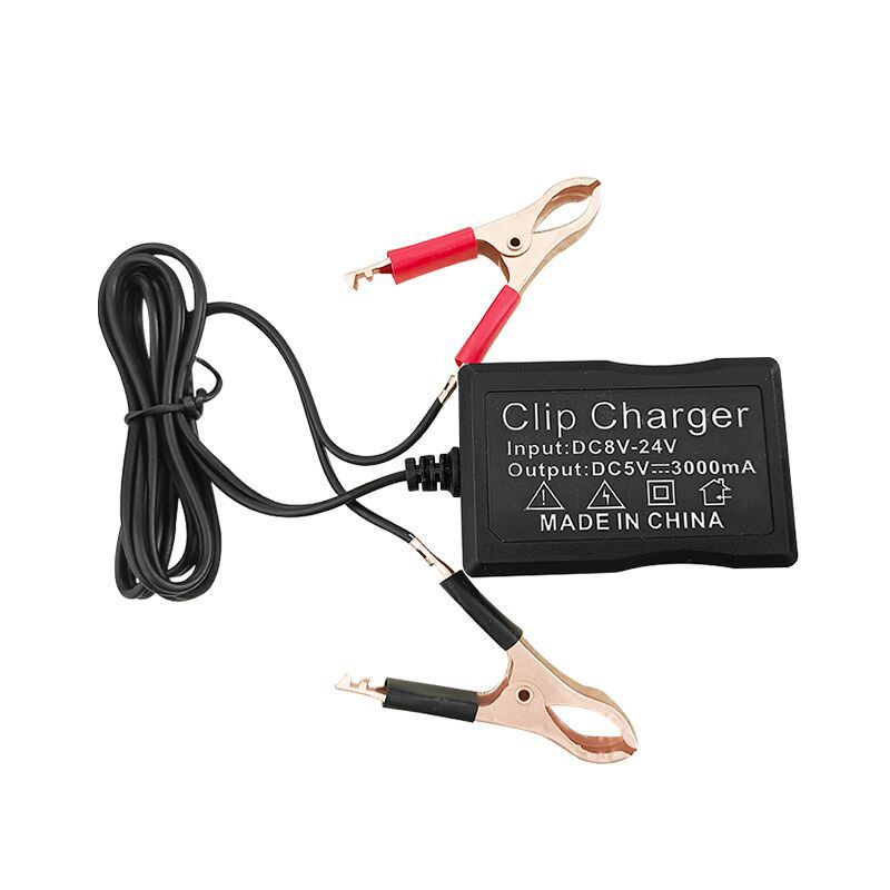 Manufacturers sell battery clip charger 3USB clip three USB clip charge 5V mobile phone charge