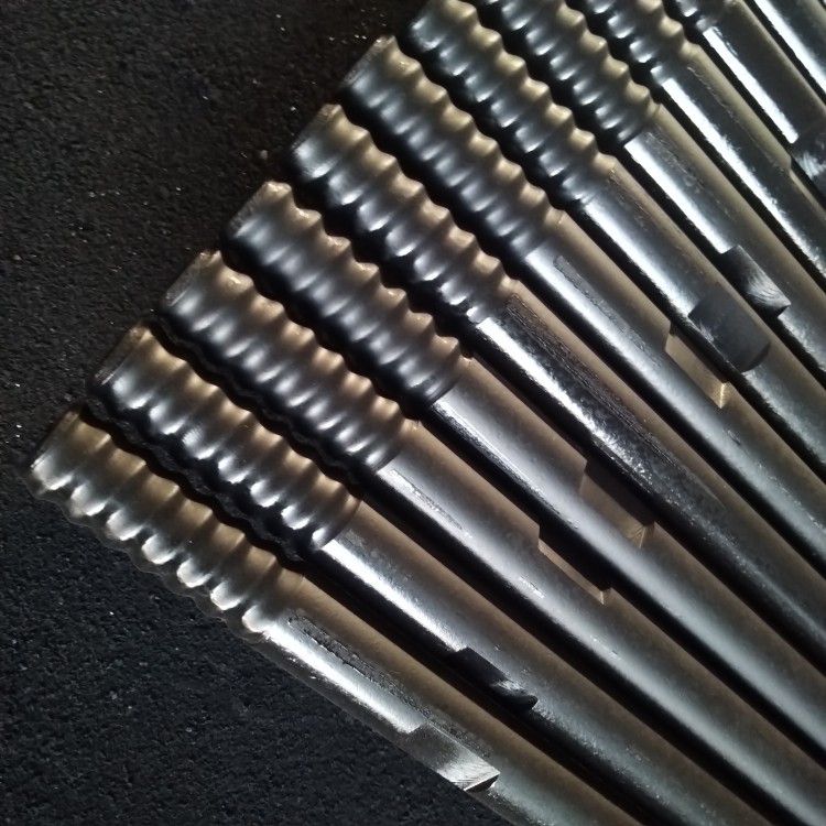 J8 Pneumatic 32 Machine Drill Tail Vibrator Blast Furnace Opening Electromagnet Rock Drill Rod Drilling Rod T3 Eye Opening 8R Iron Smelting Plant G3