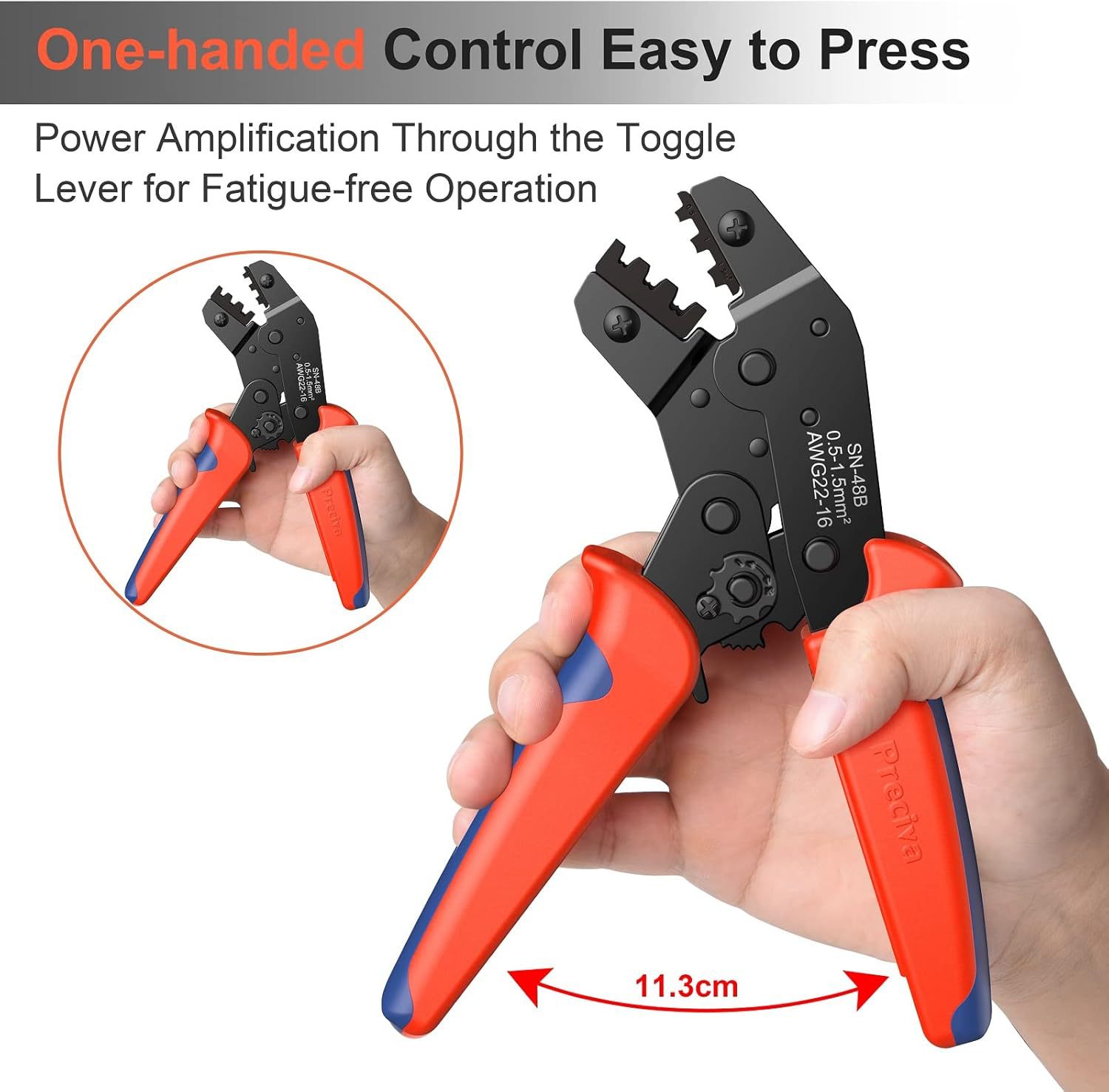 Crimping Tool Flat Connector, Crimping Tool Flat Connector Sleeve Set Pr