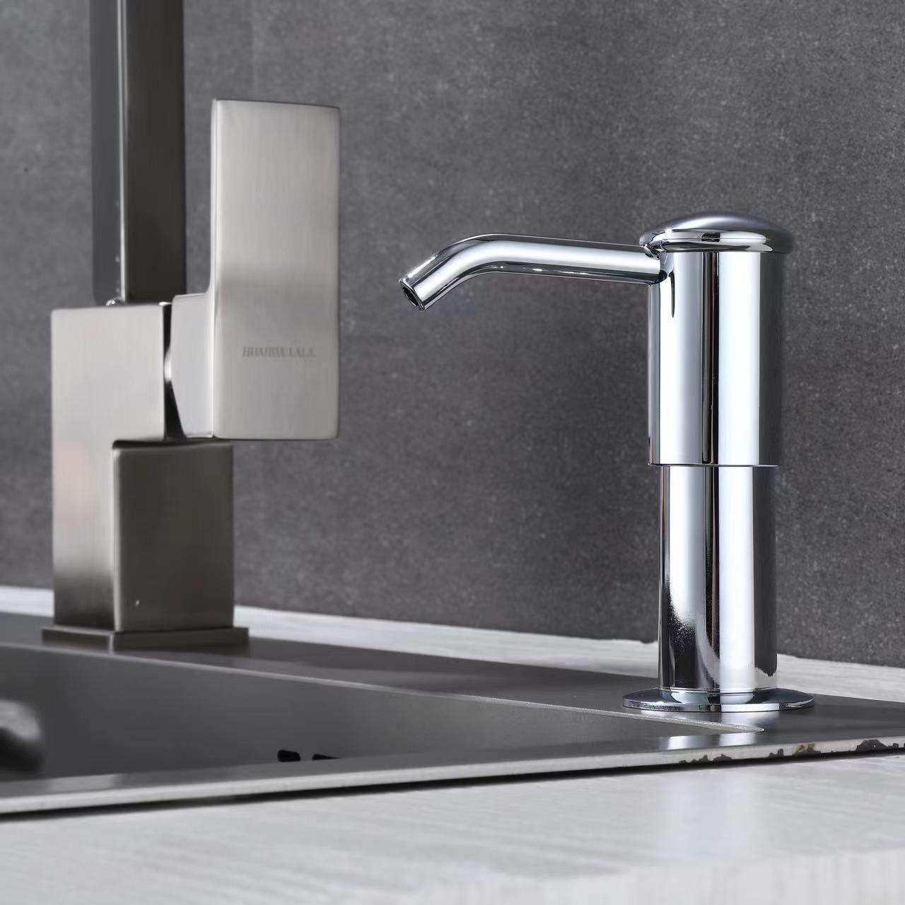 Kitchen sink soap dispenser detergent press extender household vegetable washing basin detergent press Press extension tube