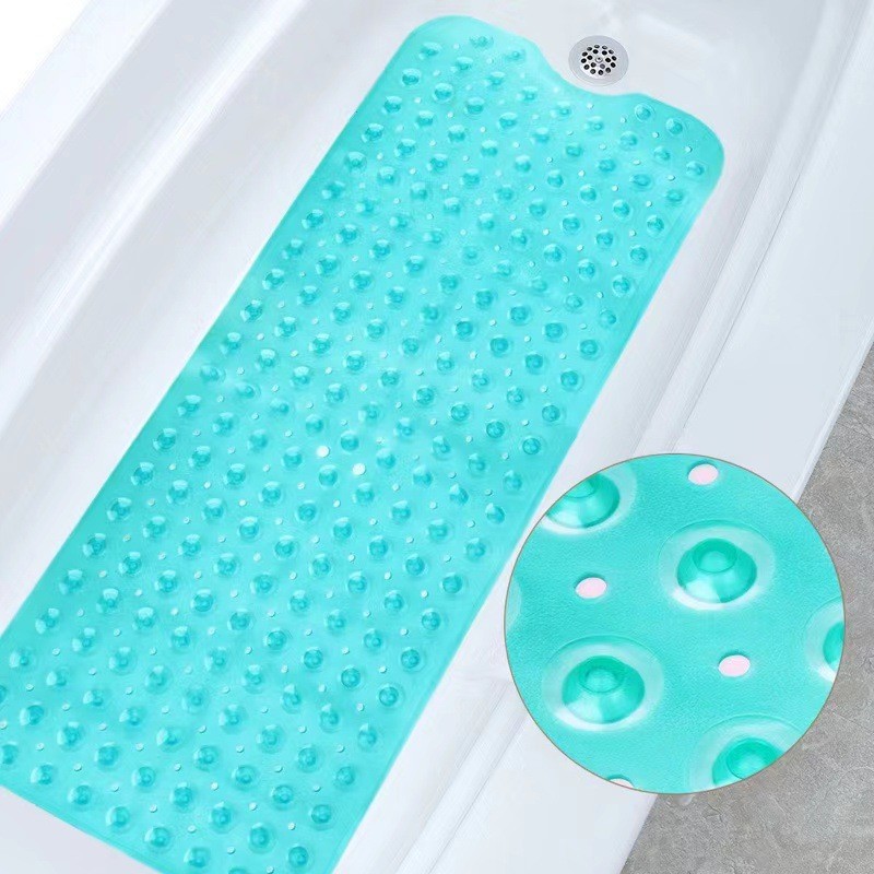 100*40 Bathtub Mat Amazon Pvc Bathroom Anti-Slip Mat with Suction Cup Floor Mat Export Wholesale Bathroom Waterproof