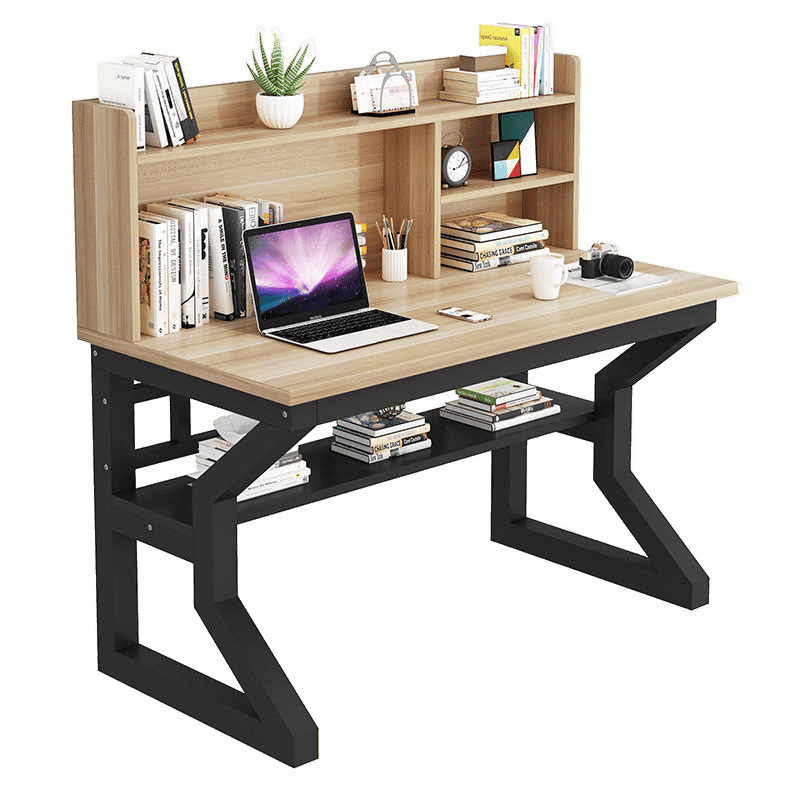 Simple Desk Bookshelf Combination Student Home Writing Desk Bookcase Integrated Computer Study Table Bedroom Writing Desk