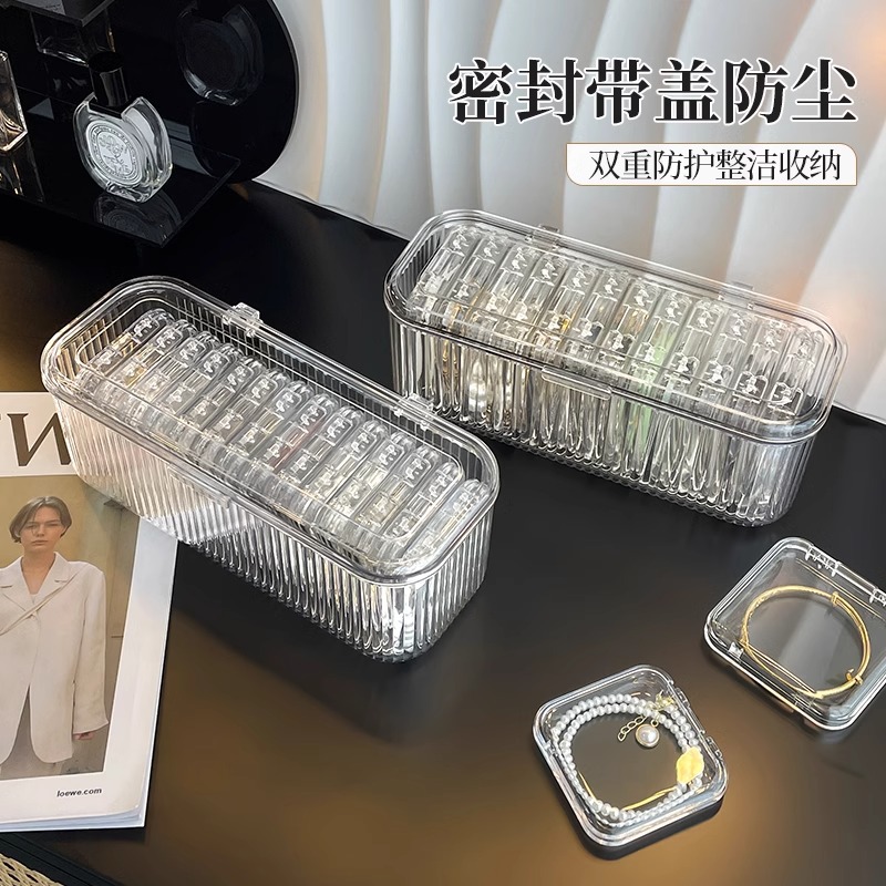 Bracelet Storage Box Transparent Anti-Oxidation Portable Crystal Bracelet Jewelry Special Bracelet Jewelry Box