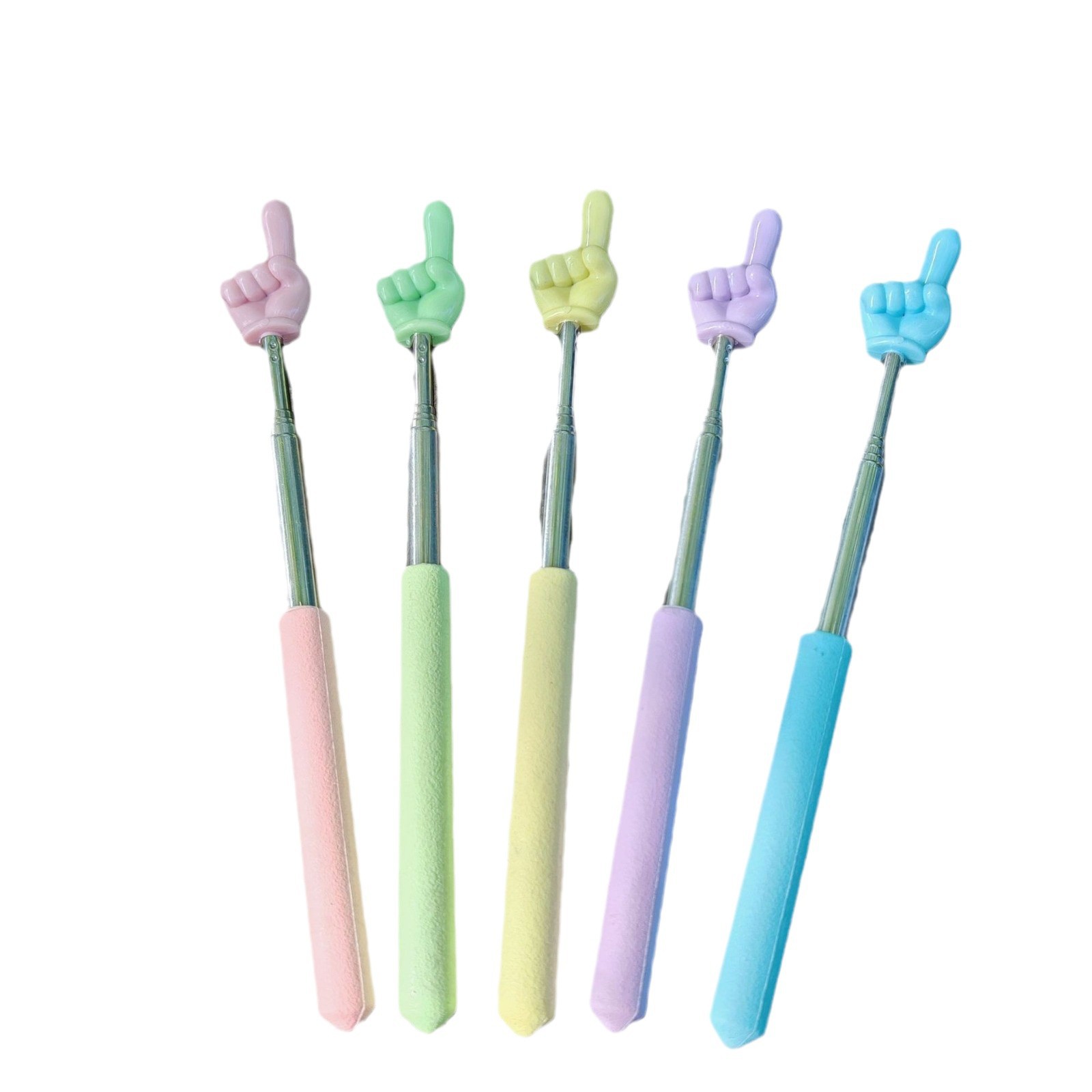 Retractable finger reading stick finger stick children's reading and reading retractable pointer baton teaching stick retractable small finger stick