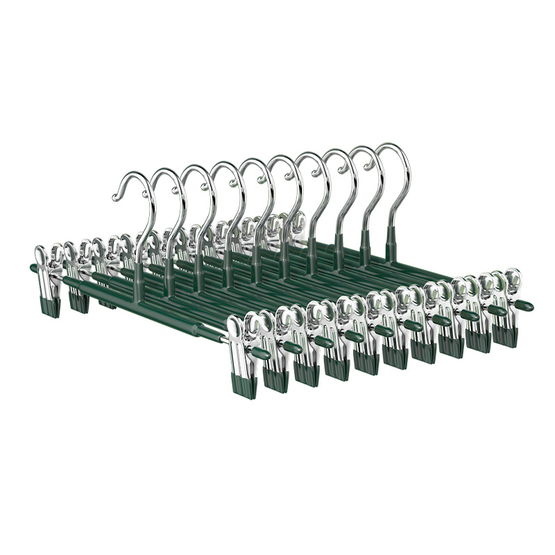 Wardrobe Home Drying Trousers Hanger jk Skirt Clip Seamless Stainless Steel Trousers Clip Pants Drying Rack Trousers Rack Underwear
