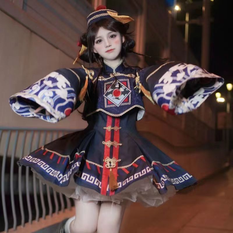 Маленькое зомби лолита детская косплей одежда JSK ретро платье юбка косплей одежда