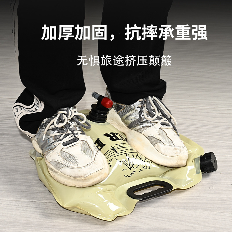 Outdoor Satchel Foldableing Water Bag with Faucet Travel Camping Style Picnic Satchel Thickeneded Large Capacity Water Storage Bag Customization