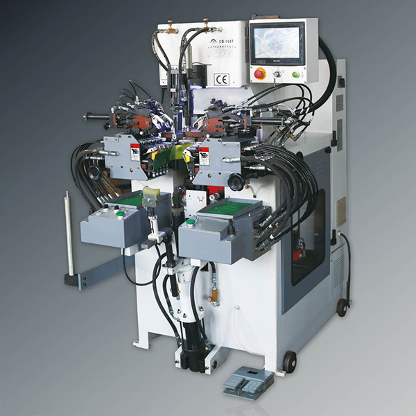 Компьютеризированная автоматическая машина для верхней и средней части обуви, полностью автоматическая клеевая машина для верхней и средней части, оборудование для производства обуви, Zhongbang Machine