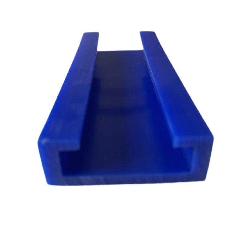 Ultra-high wear pad rail polyethylene chain guide rail U-shaped conveying linear guide groove steel wrapped UPE wear strip wholesale