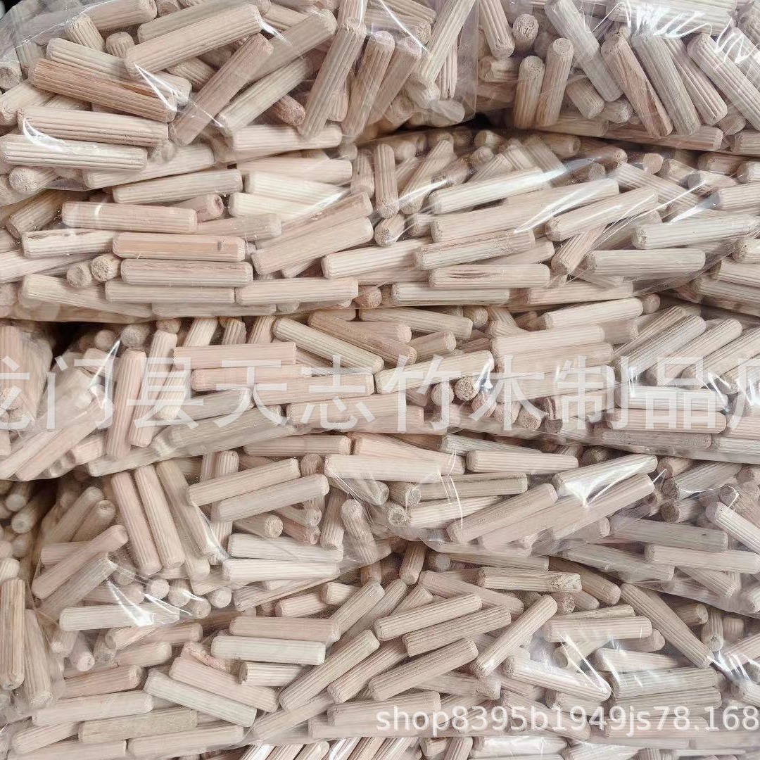 Factory spot connector eucalyptus, lotus, beech, straight grain, oblique, various specifications, round wood, stub, bolt, nail, stick