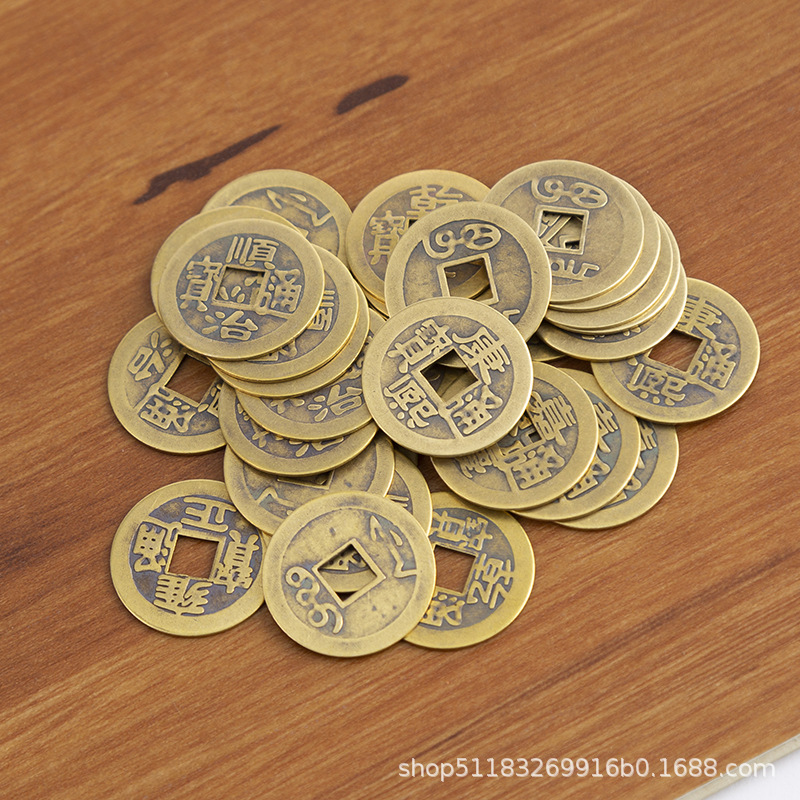 Real copper antique coins Chinese five Emperor coins copper coins ancient coins antique Miscellaneous brass crafts wholesale