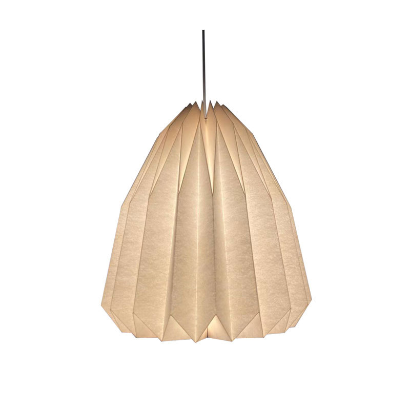 Chandelier Lampshade Scandinavian Modern Minimalist Creative Foldableable Origami Lantern Living Room Restaurant Bar Cafe Lantern