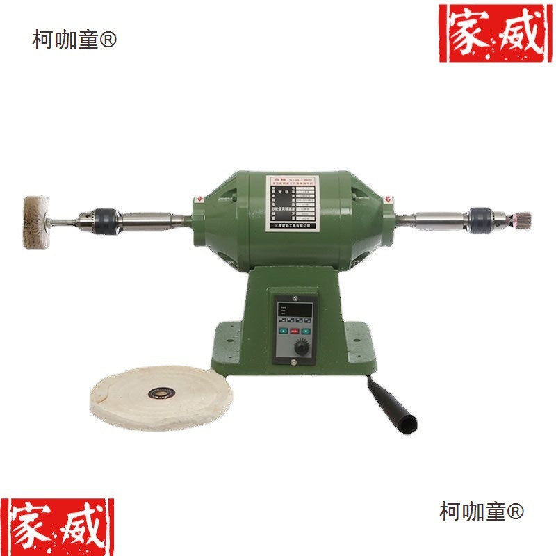 New Small Desktop Cloth Wheel Infinitely Variable Speed Polishing Machine Stainless Steel Acrylic Metal Grinding and Polishing Metabo