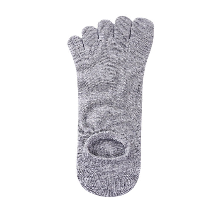 Five-Toe Socks, Toe Socks, Split-Toe Socks, Solid Color Short Socks, Sweat-Absorbent, Breathable, Versatile Business Cotton Socks, Autumn and Winter Style for Women