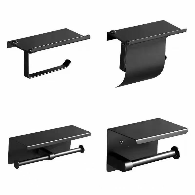 Cross-Border Commercial Bathroom Simple Tissue Box Wall-Mounted Toilet Paper Holder Waterproof Toilet Paper Toilet Roll Holder