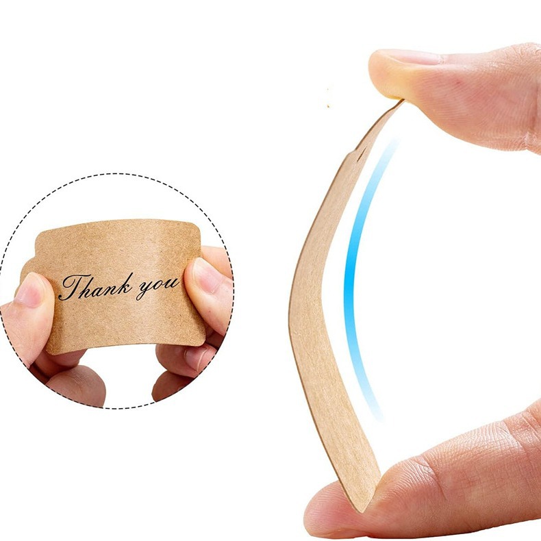 Cross-border 350g kraft paper tag hemp rope Halloween Christmas Thanksgiving white card bookmark handmade snacks label