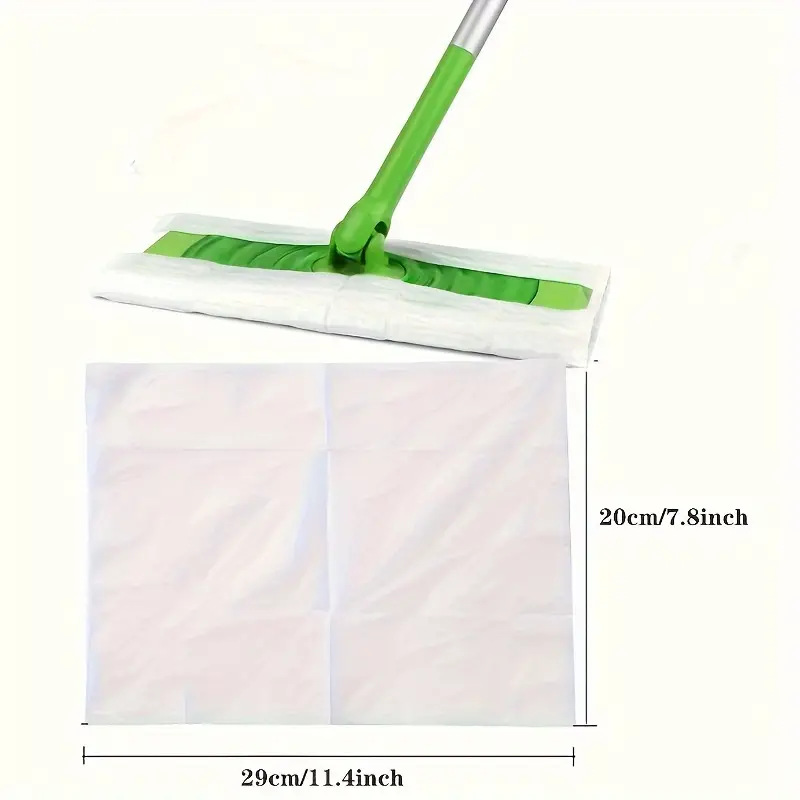 Disposable Cloth Sticky Mop for Wet and Dry Use, Replacement Paper for Vacuuming and Dusting, Floor Cleaning Magic Tool