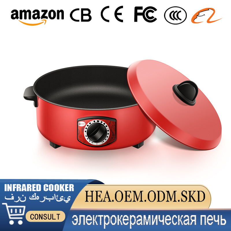 Электрический горшок тайского красного цвета, 10-14 дюймов, для домашних нужд, юго-восточная Азия